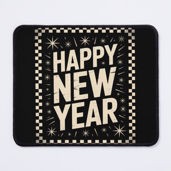 Item preview, Womens Happy New Year 2026 Checkered Positive Quote-Photoroom designed and sold by GGrizeldaRivas.