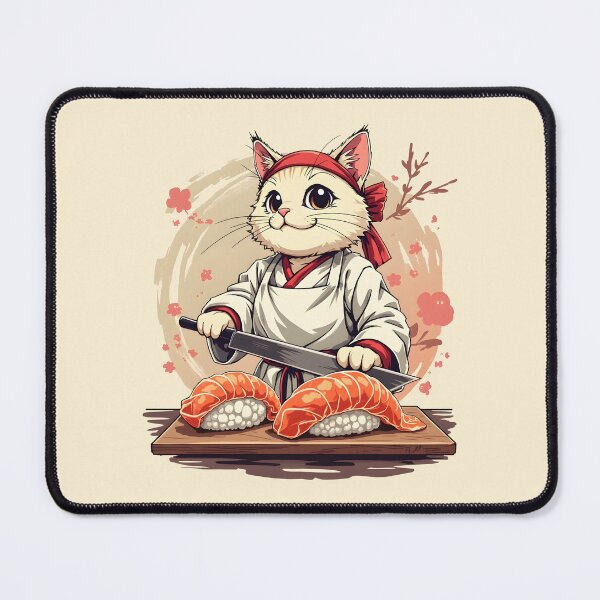 Item preview, sushi Chef Cat designed and sold by Uglyandcute.