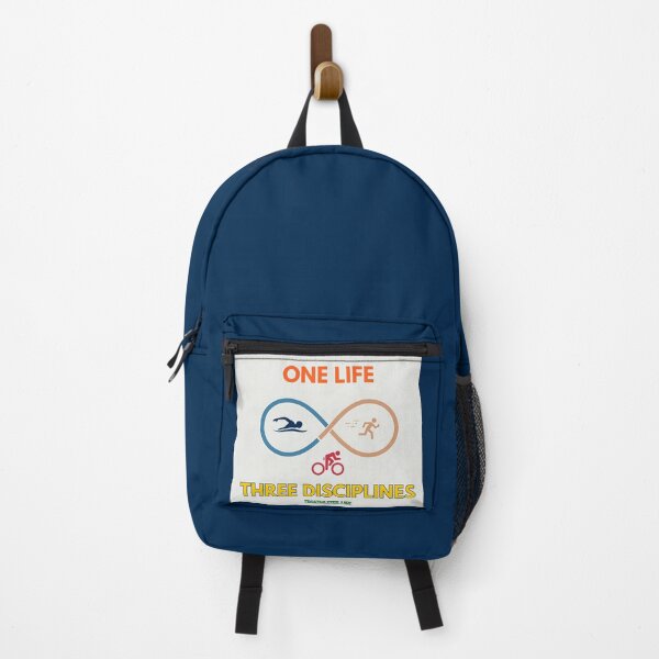 Item preview, One Life Three Disciplines – Triathlon Motivation Gift & Apparel for Endurance Athletes designed and sold by endurothreads.
