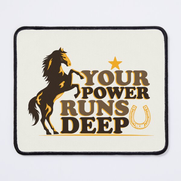 Item preview, Your Power Runs Deep – Strong Horse Artwork designed and sold by DaVinciFeather.