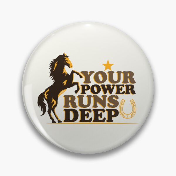 Item preview, Your Power Runs Deep – Strong Horse Artwork designed and sold by DaVinciFeather.