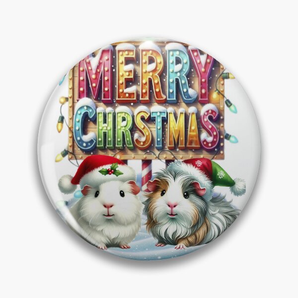 Item preview, Guinea pigs wishing all a merry christmas designed and sold by LoneAngel.