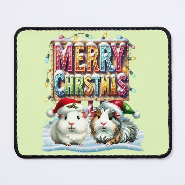 Item preview, Guinea pigs wishing all a merry christmas designed and sold by LoneAngel.