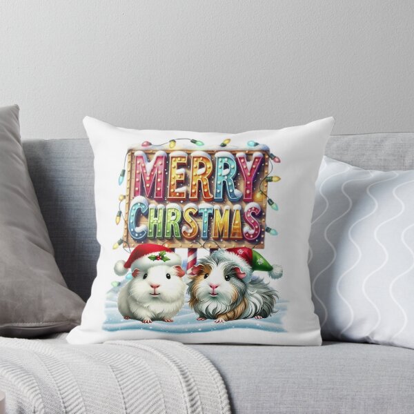 Item preview, Guinea pigs wishing all a merry christmas designed and sold by LoneAngel.