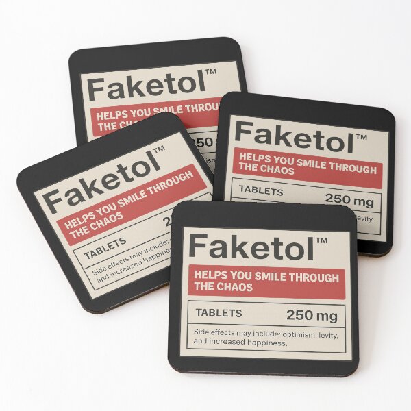 Item preview, Faketol Introvert Humor designed and sold by pharmafeels.