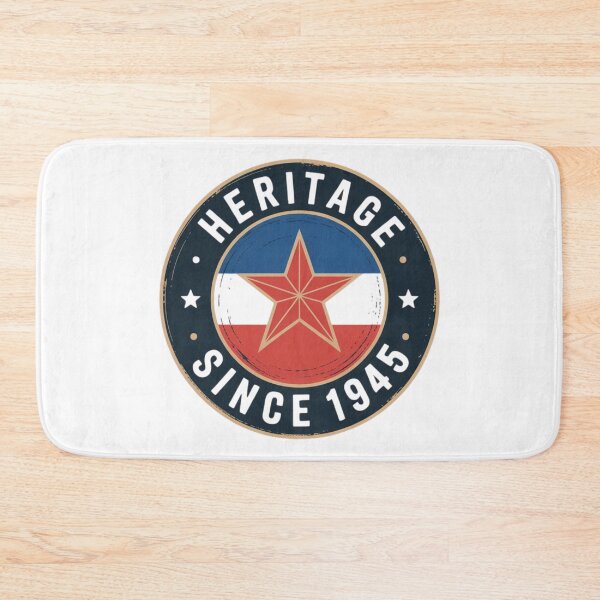 Item preview, Yugoslav Heritage Badge – Since 1945 (Vintage Flag Design) designed and sold by Timeless Design.