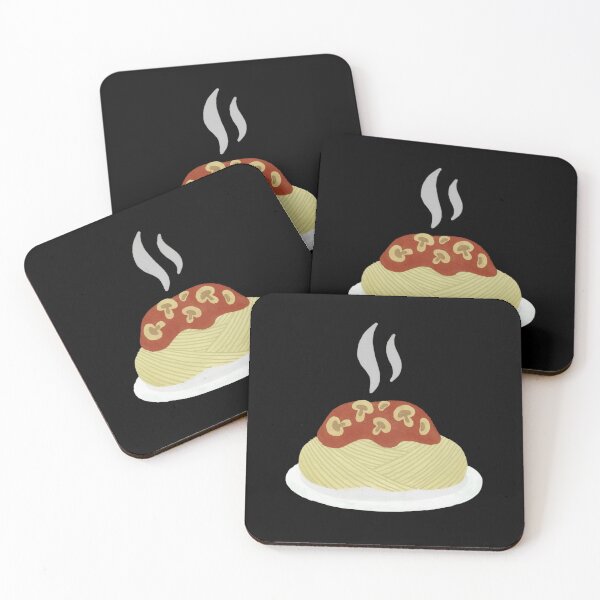 Item preview, Steaming Spaghetti with Mushroom Sauce Art designed and sold by debyllust.
