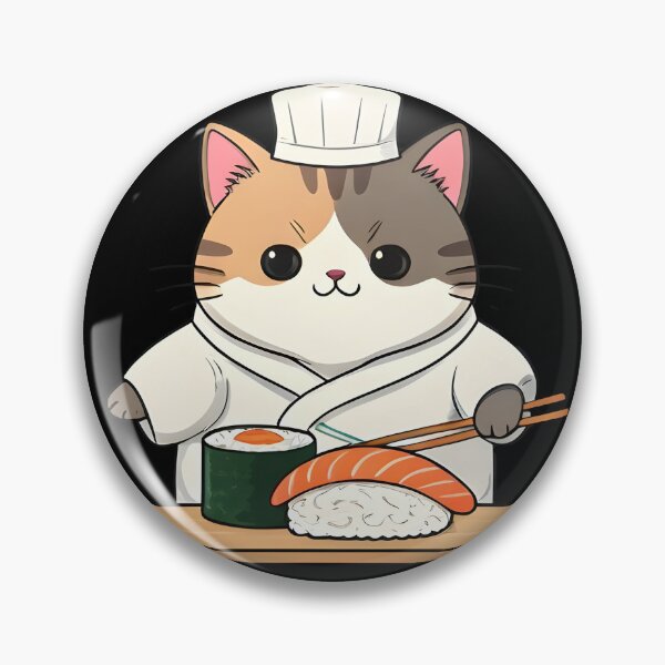 Item preview, Sushi Chef Cat designed and sold by Uglyandcute.