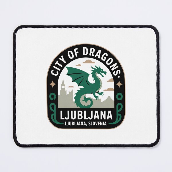 Item preview, City of Dragons – Ljubljana Slovenia Vintage Sticker designed and sold by Timeless Design.
