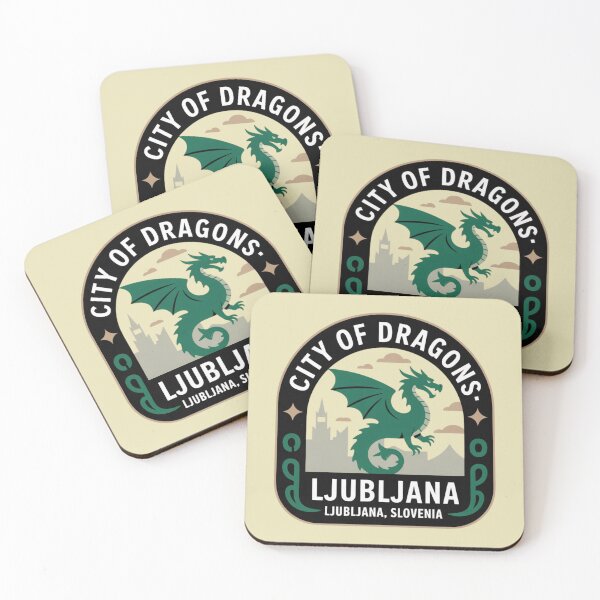 Item preview, City of Dragons – Ljubljana Slovenia Vintage Sticker designed and sold by Timeless Design.