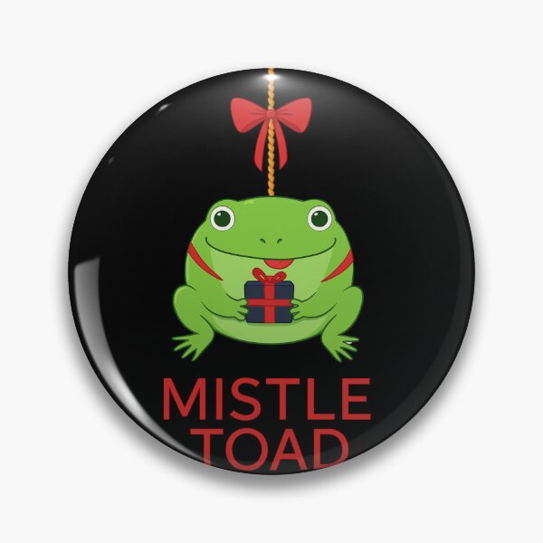 Item preview, Funny Mistletoad Christmas Pun Cute Frog Toad Gift designed and sold by haitrieuic96.