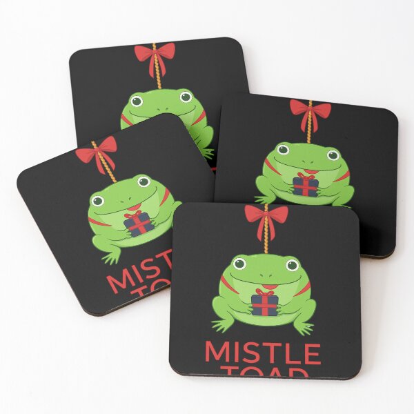 Item preview, Funny Mistletoad Christmas Pun Cute Frog Toad Gift designed and sold by haitrieuic96.