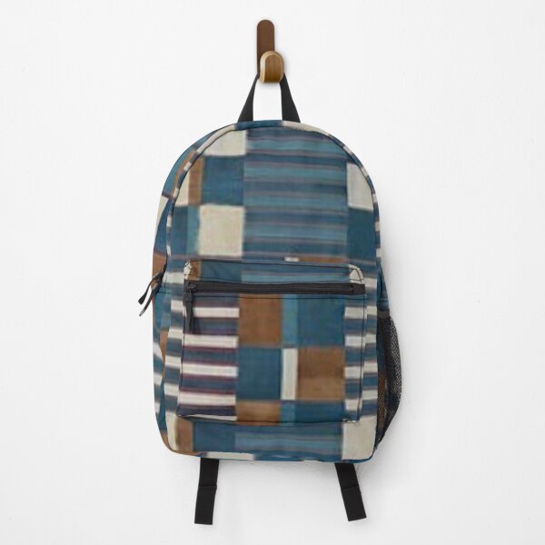 Item preview, Woven Rhythm – Geometry in Indigo and Earth designed and sold by AzizamWorks.