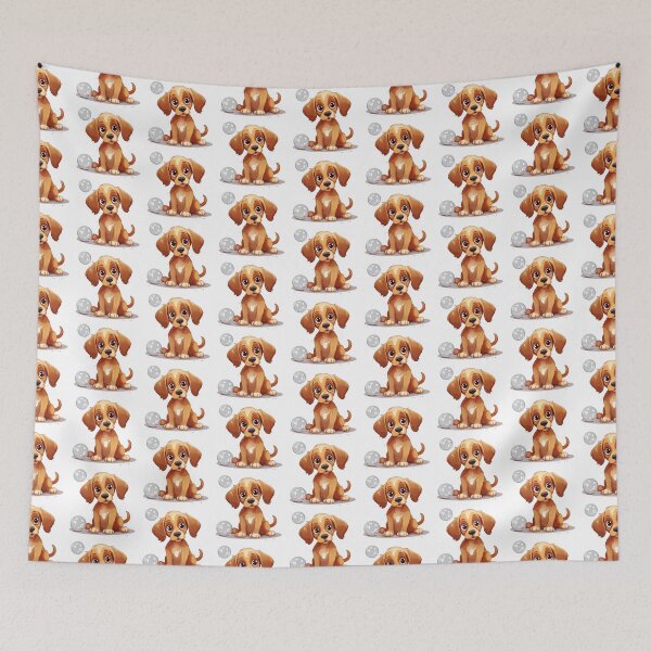 Item preview, Playful Brown Puppy designed and sold by New-School-Wave.