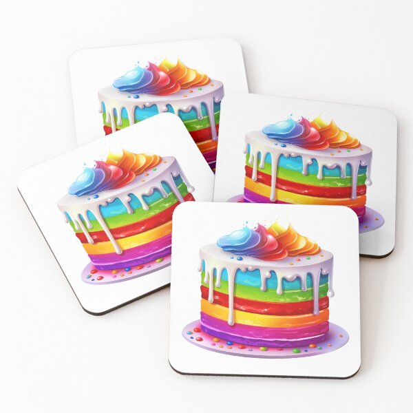 Item preview, Rainbow Layer Cake designed and sold by New-School-Wave.