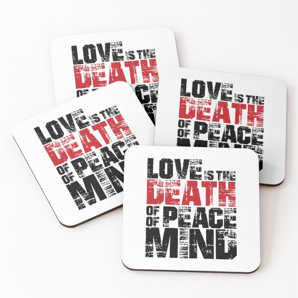 Item preview, Love is the death of peace of mind designed and sold by Kristen Woodfine.