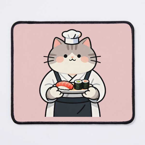 Item preview, Sushi Chef Cat designed and sold by Uglyandcute.