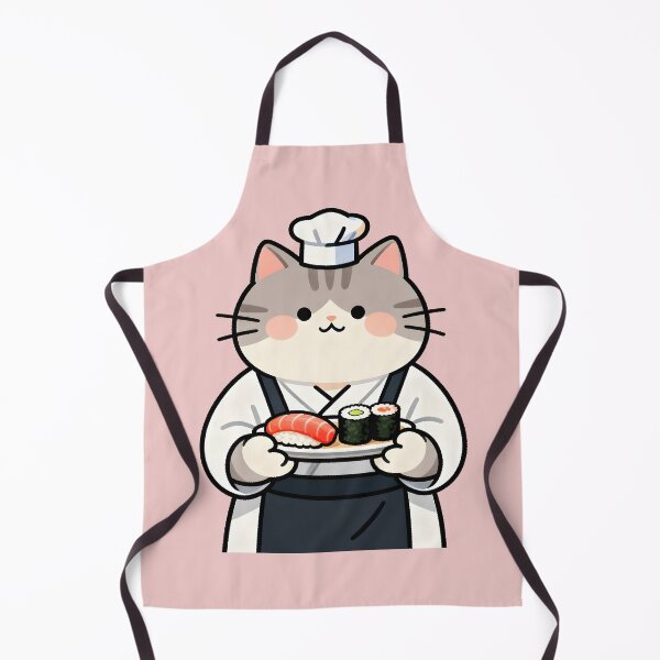 Item preview, Sushi Chef Cat designed and sold by Uglyandcute.