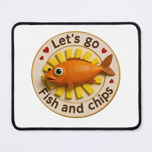 Item preview, Let's go Fish and Chips designed and sold by masterchef-fr.