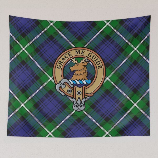 Item preview, Clan Forbes Crest over Tartan designed and sold by sifis.