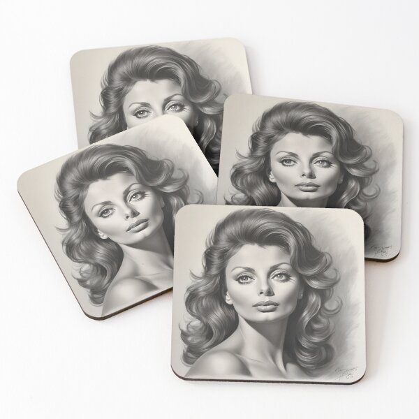 Item preview, Sophia Loren designed and sold by WorldofCharcoal.