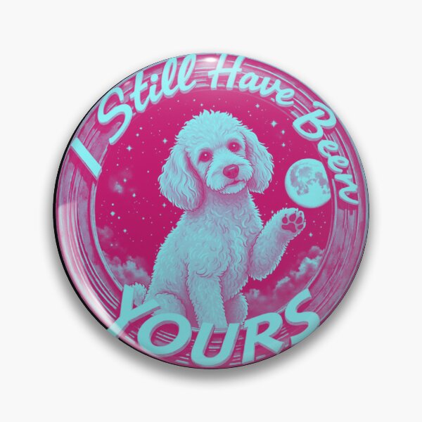 Item preview, A fluffy goldendoodle waving for you designed and sold by e-camelleone.