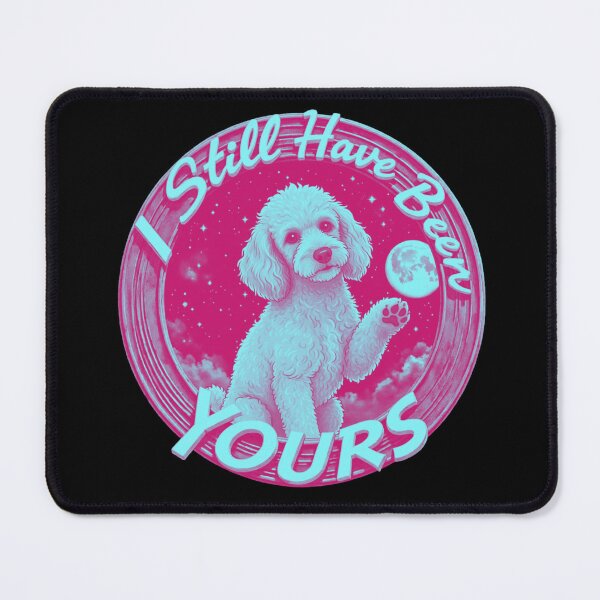 Item preview, A fluffy goldendoodle waving for you designed and sold by e-camelleone.