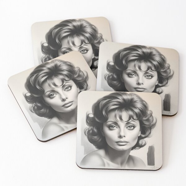 Item preview, Sophia Loren designed and sold by WorldofCharcoal.