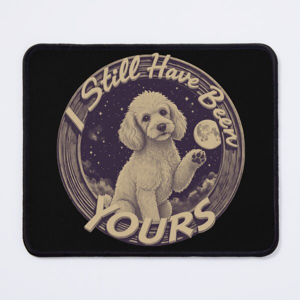 Item preview, A fluffy goldendoodle waving for you designed and sold by e-camelleone.