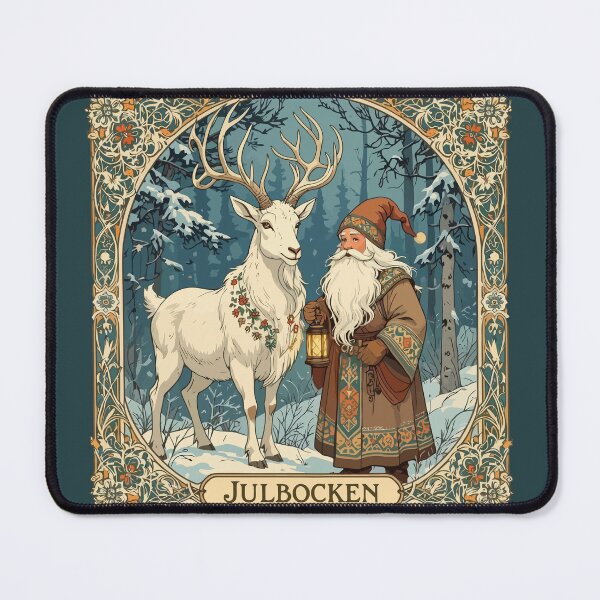 Item preview, Yule Goat And Jultomten Scandinavian Julbocken designed and sold by taiche.