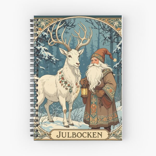 Item preview, Yule Goat And Jultomten Scandinavian Julbocken designed and sold by taiche.