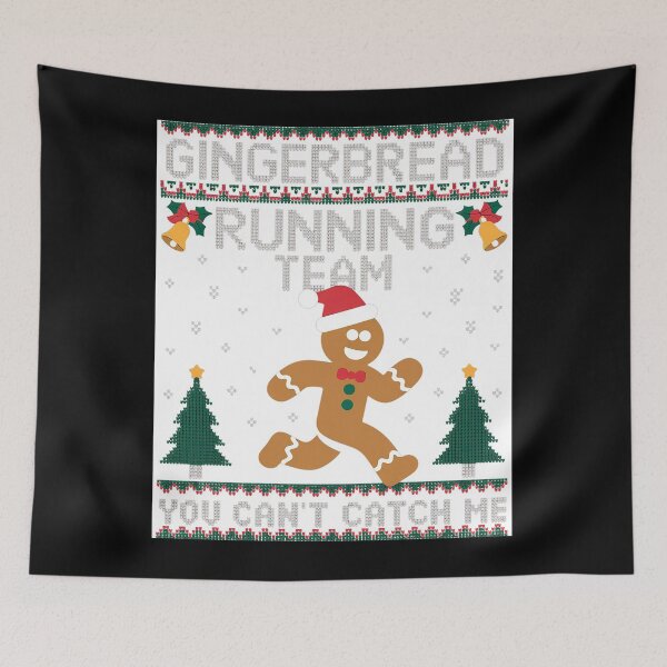 Item preview, Ugly Xmas Gingerbread Running Team designed and sold by MaryoKing.