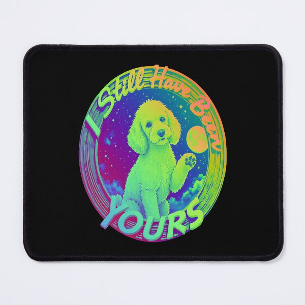Item preview, A fluffy goldendoodle waving for you designed and sold by e-camelleone.
