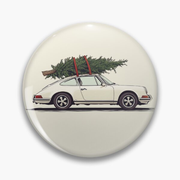 Artikelvorschau, Illustration eines Weihnachtsbaums für einen Porsche 911 (964) entworfen und verkauft von blackdogshop.