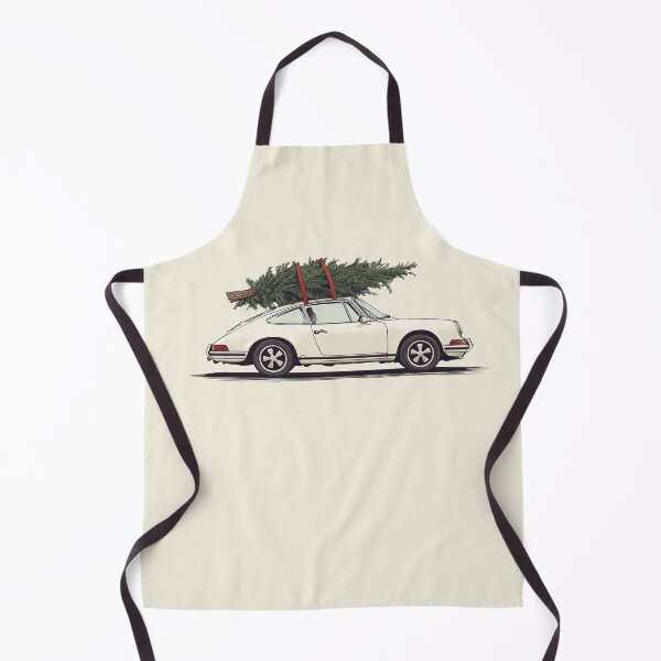Item preview, Vintage Porsche 911 964 Christmas Tree illustration designed and sold by blackdogshop.