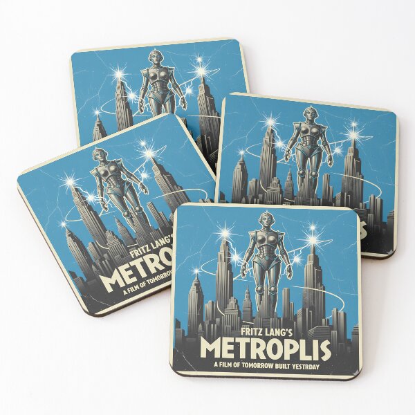 Item preview, Metropolis "Tale of Tomorrow" Art Deco Poster designed and sold by Ghostlight Atelier.