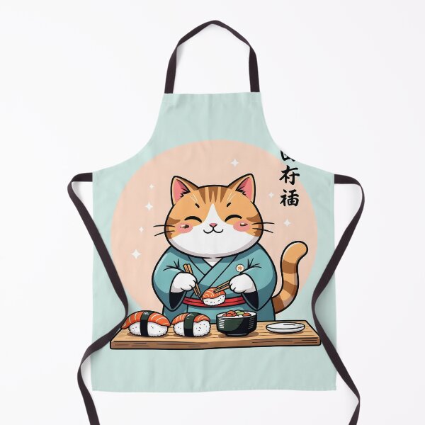 Item preview, Sushi Chef Cat designed and sold by Uglyandcute.