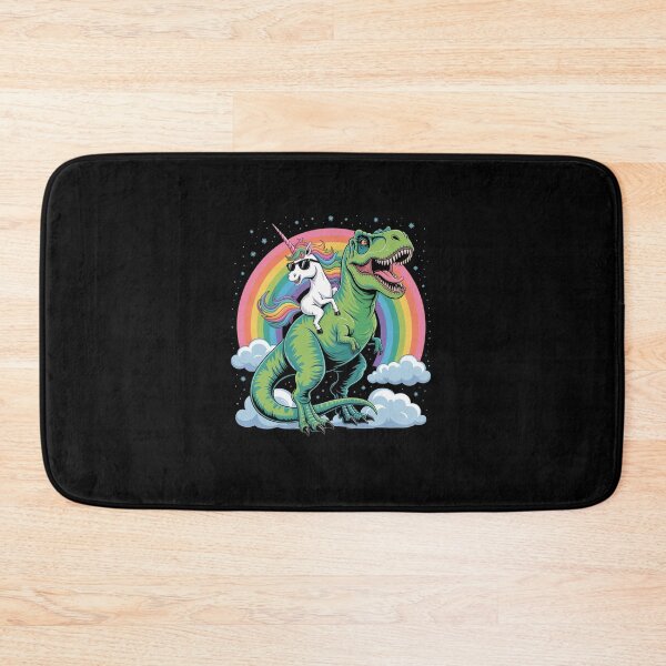 Item preview, Unicorn Rainbow Birthday Party Unicorn Riding Dinosaur designed and sold by MaryoKing.