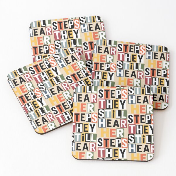 Item preview, Haunting Presence in Letter Blocks with Black Text designed and sold by SplashTastic.
