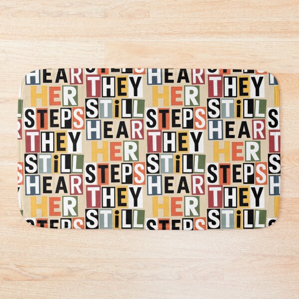 Item preview, Haunting Presence in Letter Blocks with Black Text designed and sold by SplashTastic.