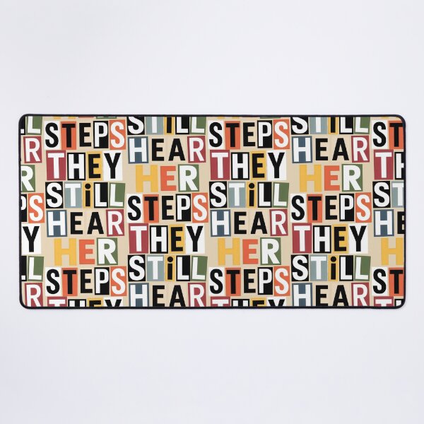 Item preview, Haunting Presence in Letter Blocks with Black Text designed and sold by SplashTastic.