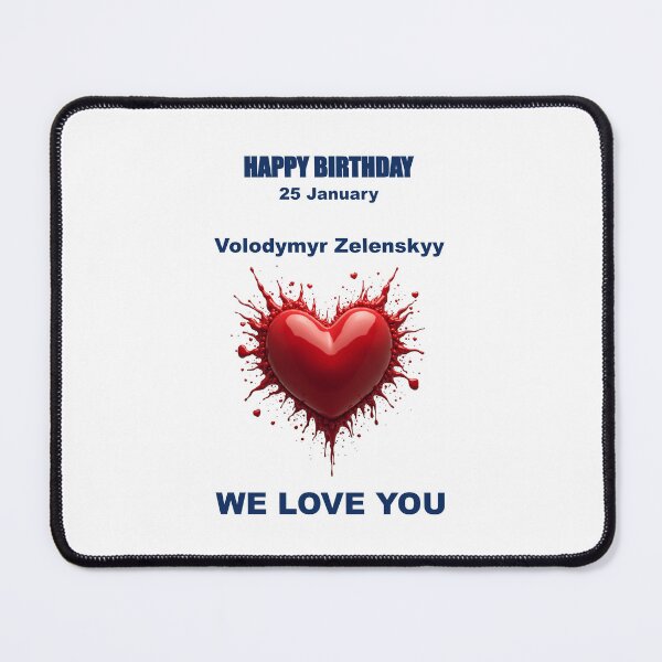 Item preview, Tribute to Volodymyr Zelenskyy — 25 January designed and sold by ariksworld.