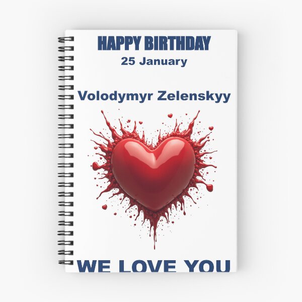 Item preview, Tribute to Volodymyr Zelenskyy  — 25 January designed and sold by ariksworld.