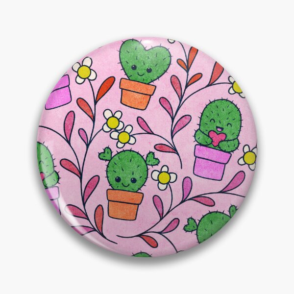 Item preview, Stuck on You Valentines Cactus designed and sold by RebeccaFlaherty.