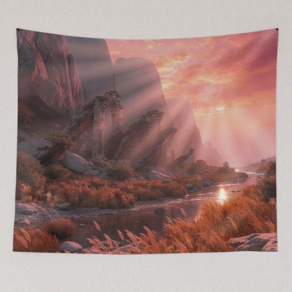 Item preview, Radiant Ruins by the Reflective River designed and sold by Help De Helpers.