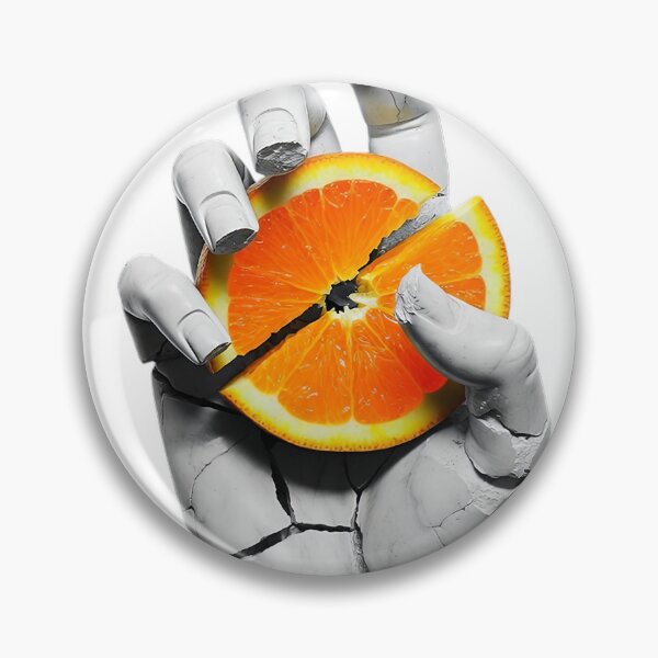 Item preview, Marble Grip Orange Slice designed and sold by ITS-MY-SELF.