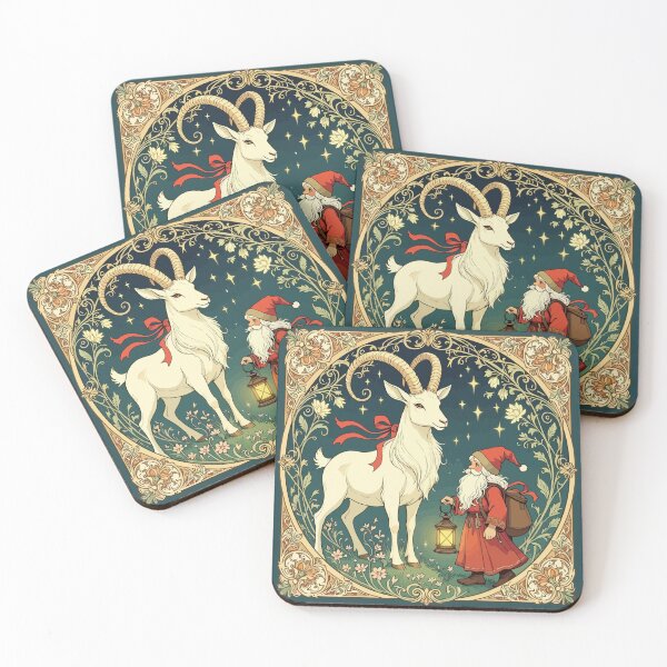 Item preview, Yule Goat And Jultomten Scandinavian Christmas designed and sold by taiche.