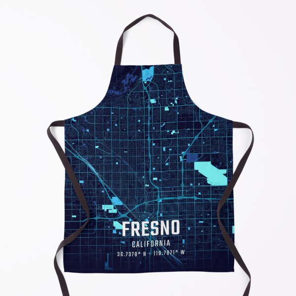 Item preview, Fresno Midnight City Map designed and sold by HomeLivingCo.