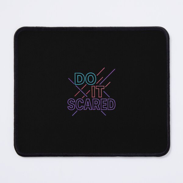Item preview, Do It Scared — Bold Typography + Diagonal Motion Lines designed and sold by Artiviose.