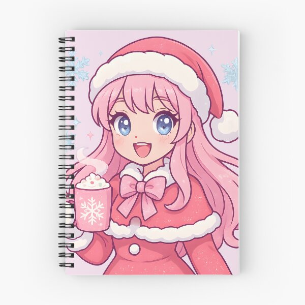Item preview, Cozy Kawaii Christmas Girl – Cute Winter Anime Art | Hot Cocoa Aesthetic designed and sold by WinkWild.
